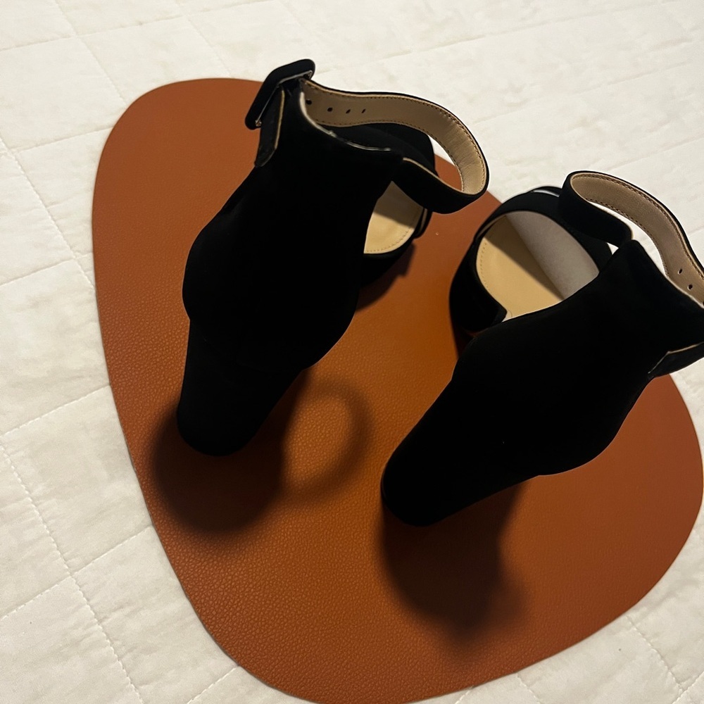 Ankis Chunky Platform Heels - 4 Inch Block Heeled Sandals  - 8.5/ 620 - Picture 8 of 11